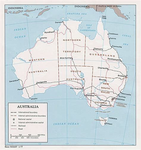 Large Detailed Political Map Of Australia And Oceania With Relief And