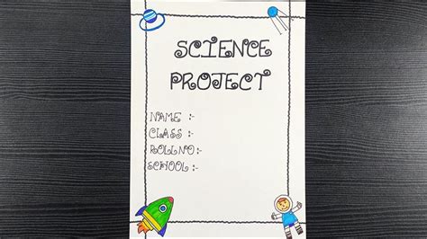 Front Page Design Science Projects Border Design The Creator