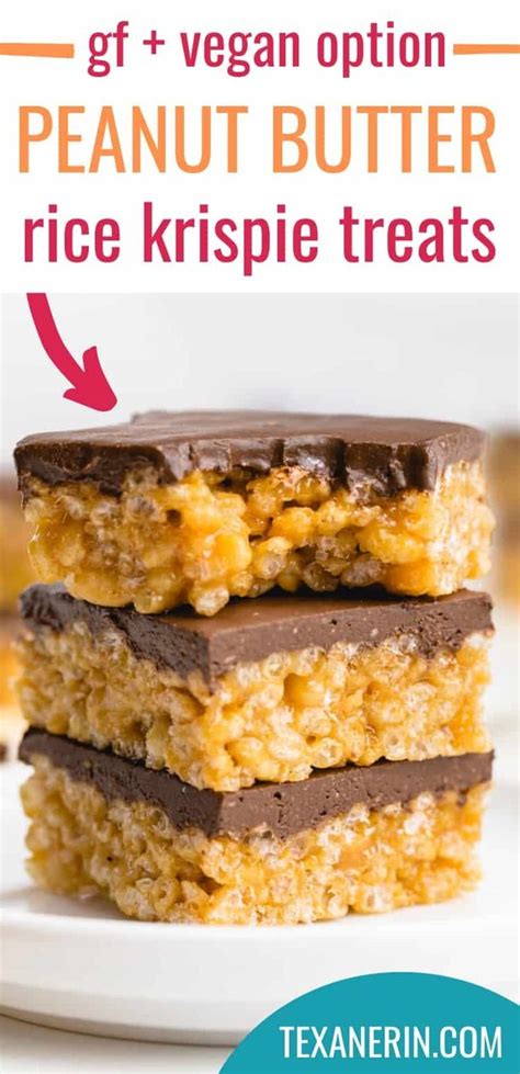 Options to add a bit of protein powder to make these a great post workout treat! Peanut Butter Rice Krispie Treats (gluten-free, vegan ...