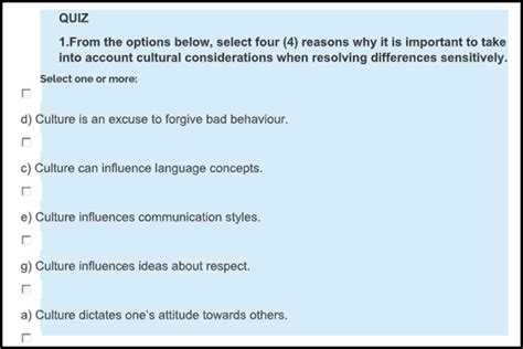 Cultural And Diversity Considerations Assessment Answer