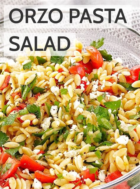 Risoni Salad Risoni Salad Cherry Tomato Recipes Soup And Salad Recipes