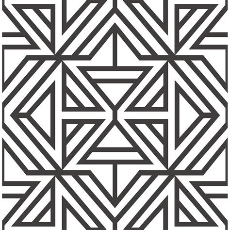 2902 25553 Helios Black Geometric Wallpaper By A Street Prints