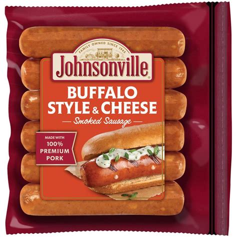 Johnsonville Buffalo Style And Cheese 101232 Smoked And Cooked 14 Oz