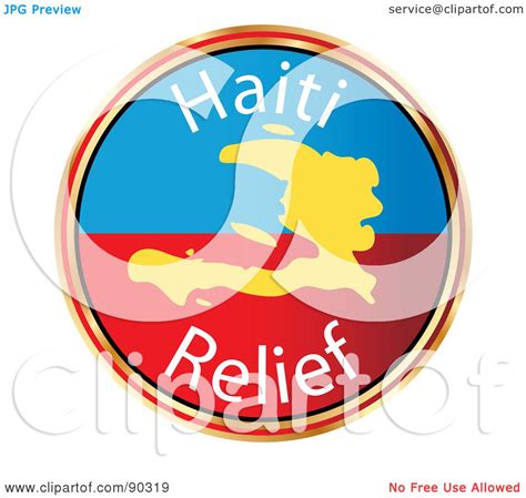 Royalty Free Rf Clipart Illustration Of A Haiti Relief