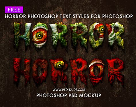 20 Terrifying Halloween Text Effects Photoshop Tutorials Psddude
