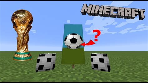 How To Make A Football Soccer Ball In Minecraft World Cup Special