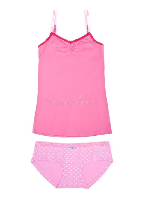 Pink Polka Dot Panties And Tank Top Stock Image Image Of Underwear Dots 29056343