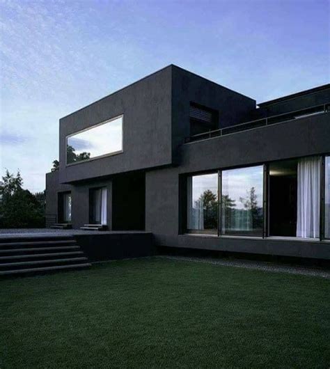 All Black Everything Modern Architecture Building Black House