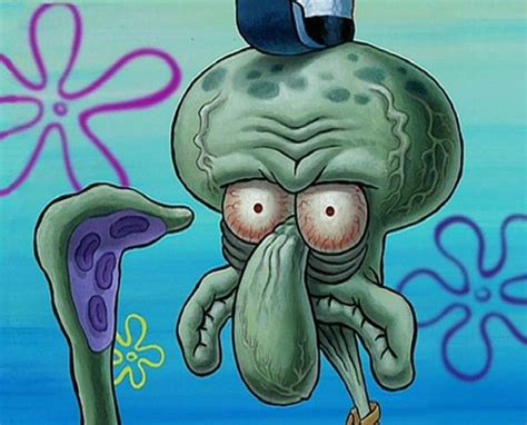 Squidward Looking Like Someone Just Told Him He Should Smile More Spongebob Faces