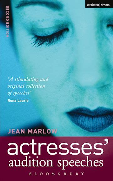 Actresses Audition Speeches Audition Speeches Jean Marlow Methuen Drama