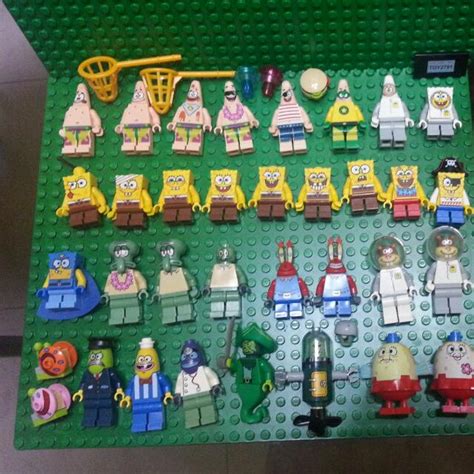 Genuine Lego Spongebob Minifigures Full Collection 35 Minifigures Toys