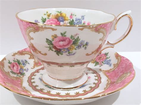 Lady Carlyle Royal Albert Teacup And Saucer Antique Tea Cups Etsy