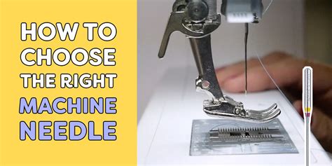 Maura Kang How To Choose The Right Machine Needle Due To The Variety Of