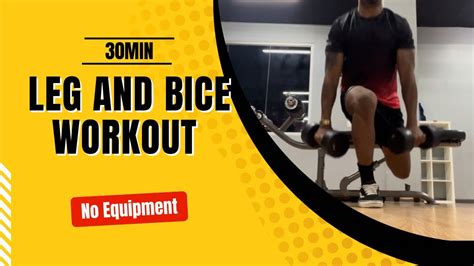 Leg And Bicep Workout 💪🏽💪🏽 Youtube