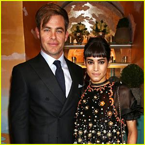 Chris Pine Steps Out With Co Star Sofia Boutella At Pre BAFTA Party