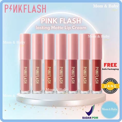 Jual Pinkflash Lasting Matte Lip Cream All Day Matte Moist Lipstick