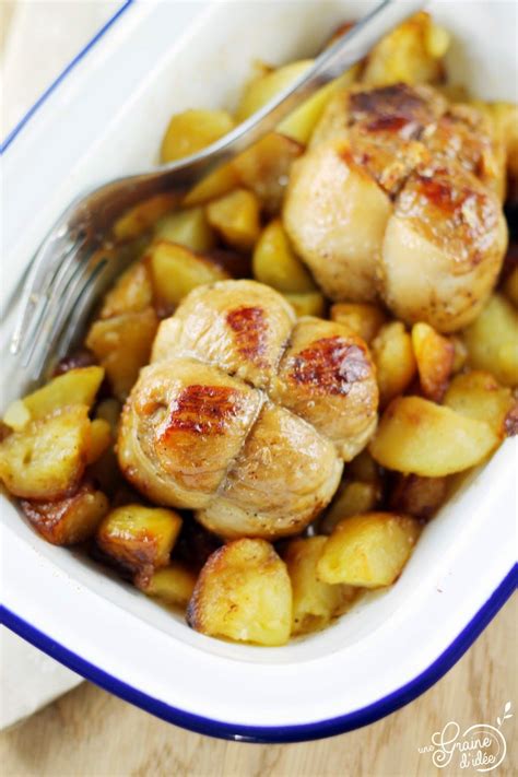 Paupiettes de Porc et Pommes de Terre Sautées Family Supper Salty