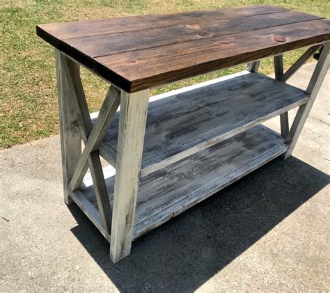 Free delivery and returns on ebay plus items for plus members. Rustic Wooden Buffet Table, Rustic Console Table ...