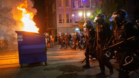 Protests Dueling Demonstrations Turn Violent In Downtown Portland