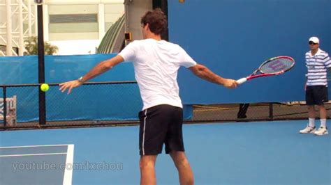 Roger federer slow motion forehand backhand volley slide. Roger Federer - Slow Motion Forehands in HD (Australian ...