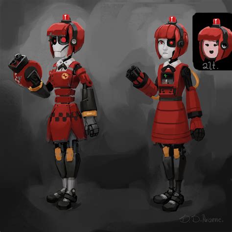 Artstation Mimi Sentry But Close To Tf2 Style