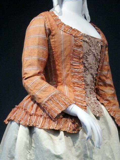 Caraco Jacket Lacma C 1760 Altered 1780 18th Century Dress 18th