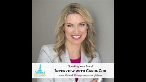 Speaking Your Brand Interview With Carol Cox Youtube