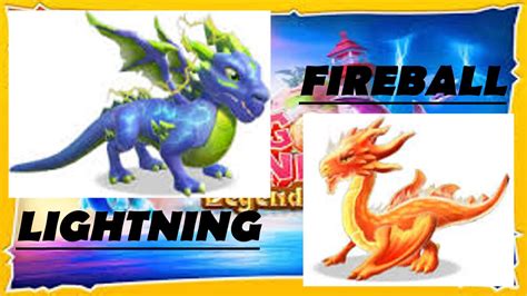 Dragon Mania Legends Lightning Dragon - Dragon Mania Legends PC - Lightning and Fireball Dragon w/ battles