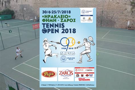 Check spelling or type a new query. "Ηρακλειο" Φήμη - Ζάρος Tennis Open 2018