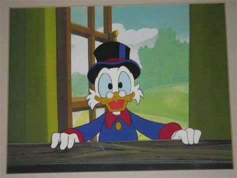 Disney Ducktales Scrooge Mc Duck Animation Cel 1806710993