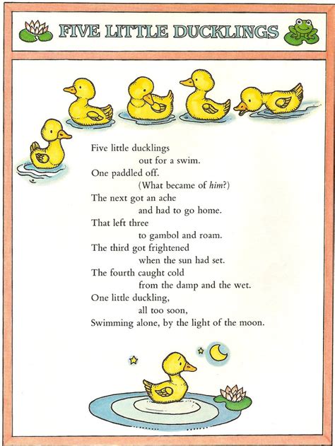 Five Little Ducklings Joan Walsh Anglund 1978