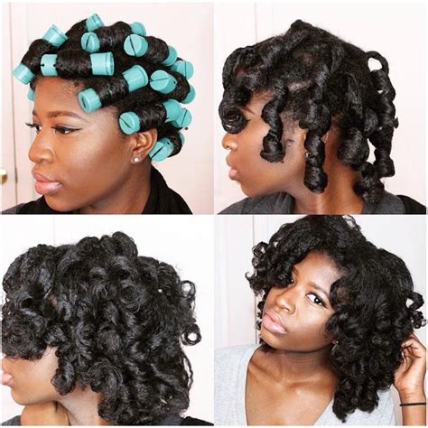 Stunning Pictorials Of Perm Rod Styles Natural Hair Styles Roller