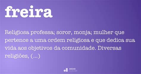 Qual E O Substantivo Masculino De Freira
