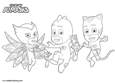 Feel free to print and color from the best 39+ pj masks coloring pages free at getcolorings.com. PJ Masks Coloring Pages Characters - Free Printable ...