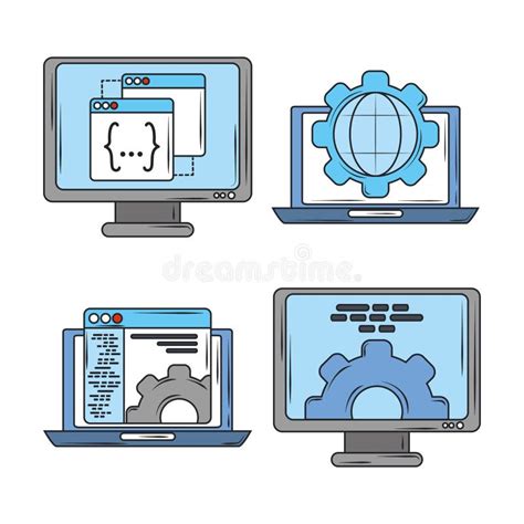 Web Development Digital Software Programming And Coding Laptop