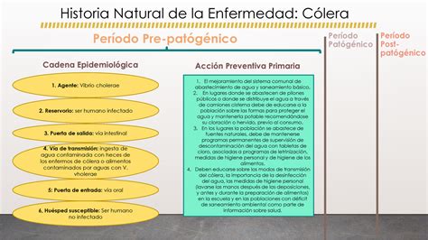 ABP Historia Natural de la Enfermedad Historia Natural de la Enfermedad Cólera Período