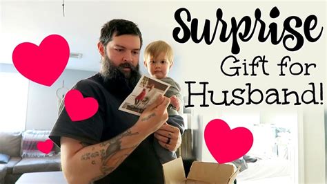 No clue who sent them to us which means i have no idea who to thank. SURPRISE GIFT FOR MY HUSBAND! - YouTube