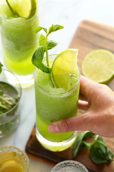 Frozen Mojitos Made With Actual Mint