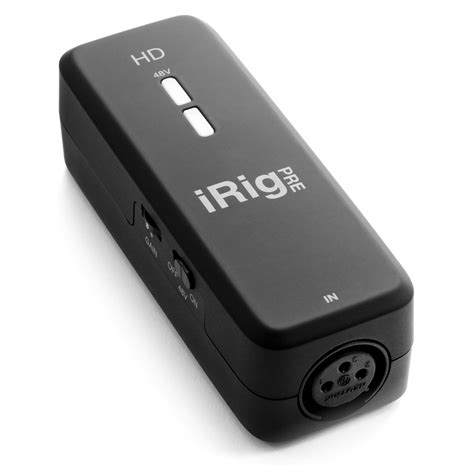 Ik Multimedia Irig Pre Hd Mic Interface For Ios Android Mac And Pc At