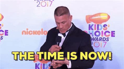 »time is now« ist die erste single des britischen duos james und andy taylor. The Time Is Now GIFs - Find & Share on GIPHY