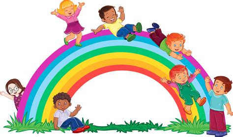 Kids Rainbow Vector No Background Png All Png All