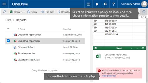 Send Email Notifications And Show Policy Tips For Dlp Policies