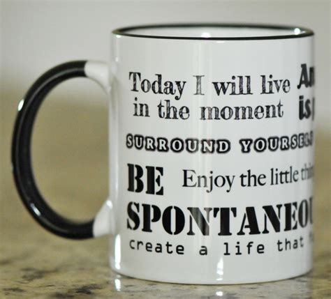 Inspirational Ceramic Coffee/Tea Cup,Motivational Quotes,Positive ...