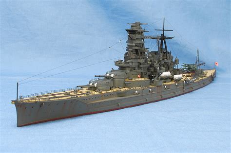 Battleship Kongo Imperial Japanese Navy Fujimi Building Painting Plastic Model