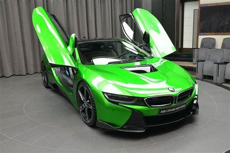 Lava Green Bmw I8 Revealed In Abu Dhabi Autoevolution