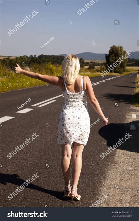 Sexy Hitchhiker Stock Photo Shutterstock