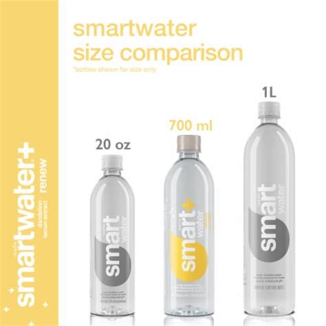 Smartwater Renew Dandelion Lemon Vapor Distilled Electrolyte Premium