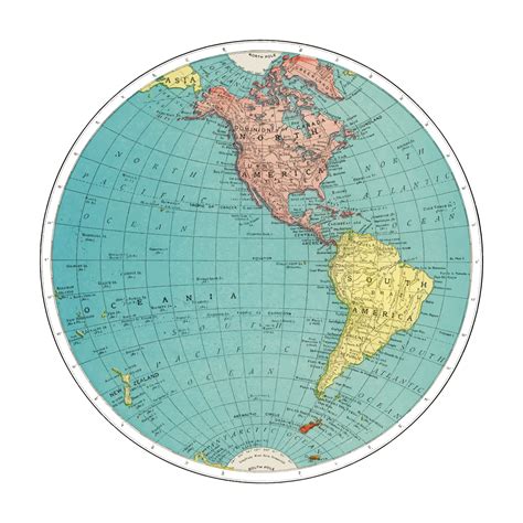 Western Hemisphere World Atlas By Rand Mcnally And Co 1908 Digitally Enhanced By Rawpixel