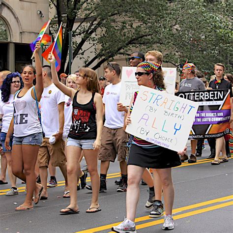 Straight Ally June Stonewall Pride Parade Colu Flickr