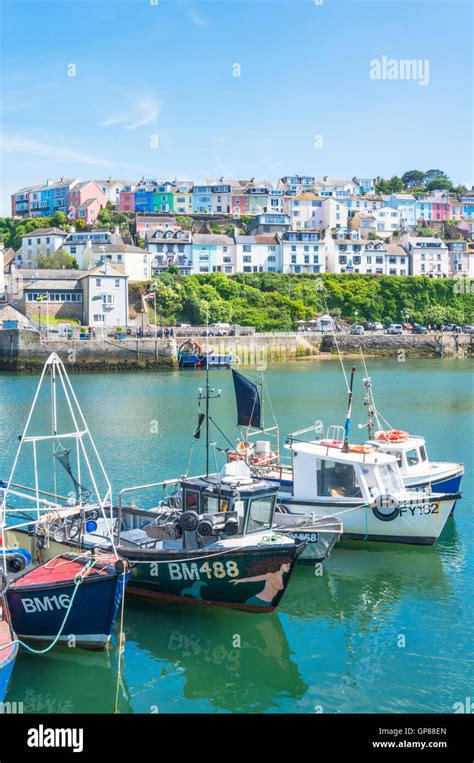 Brixham Harbour Brixham Devon Fishing Boats In Brixham Harbour Brixham